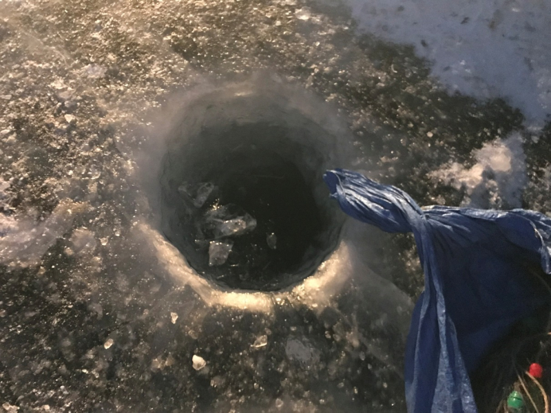 На Байкале найдены сотни прорубей с браконьерскими сетями На Байкале найдены сотни прорубей с браконьерскими сетями